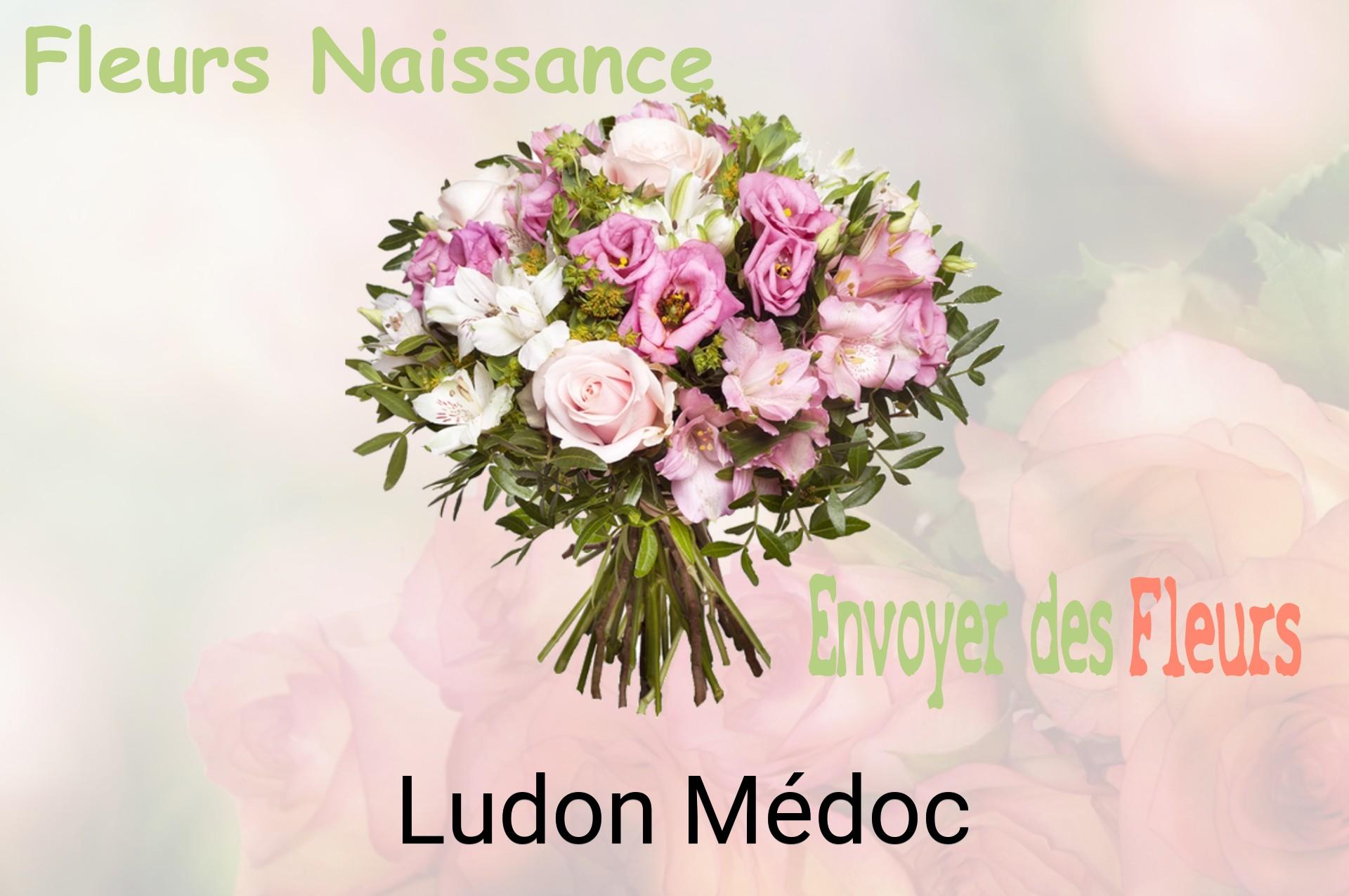 Bouquet de fleurs de naissance livré à Ludon-Médoc